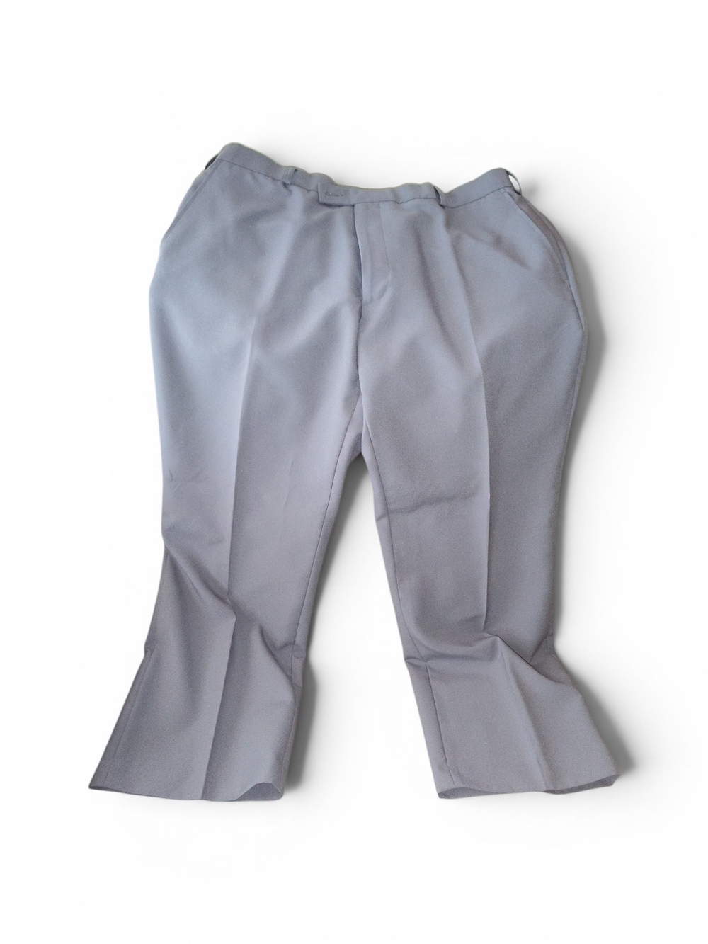 Haband Light Gray Men's Dress Pants - Pleated Front